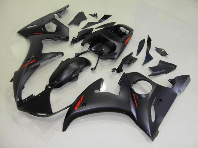 Cheap 2003-2005 Matte Black Red Decals Yamaha YZF R6 Motorbike Fairing UK Cheap 2003-2005 Matte Black Red Decals Yamaha YZF R6 Motorbike Fairing UK