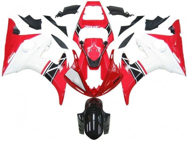 Cheap 2003-2005 Red White Black Yamaha YZF R6 Motorcycle Bodywork UK Cheap 2003-2005 Red White Black Yamaha YZF R6 Motorcycle Bodywork UK