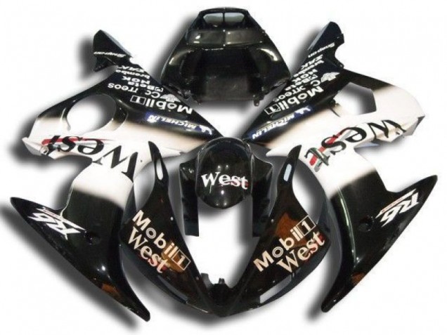 Cheap 2003-2005 Black Mobil West Yamaha YZF R6 Motorbike Fairing UK Cheap 2003-2005 Black Mobil West Yamaha YZF R6 Motorbike Fairing UK