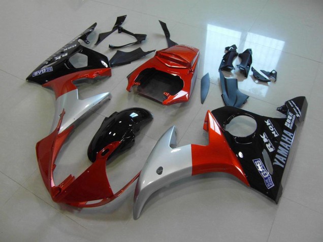 Cheap 2003-2005 Orange Silver Black Yamaha YZF R6 Bike Fairings UK Cheap 2003-2005 Orange Silver Black Yamaha YZF R6 Bike Fairings UK