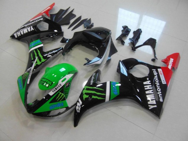 Cheap 2003-2005 Green Monster Yamaha YZF R6 Replacement Motorcycle Fairings UK Cheap 2003-2005 Green Monster Yamaha YZF R6 Replacement Motorcycle Fairings UK