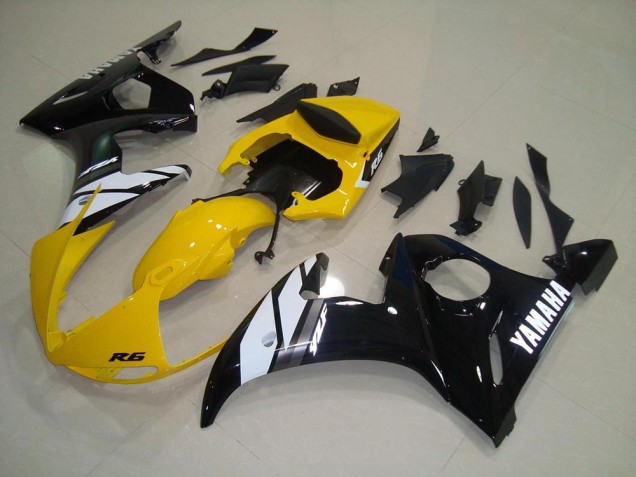 Cheap 2003-2005 Yellow Black Yamaha YZF R6 Motorbike Fairings UK Cheap 2003-2005 Yellow Black Yamaha YZF R6 Motorbike Fairings UK