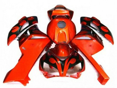 Cheap 2004-2005 Orange Black Honda CBR1000RR Motorcyle Fairings UK