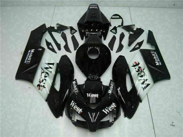 Cheap 2004-2005 Black West Honda CBR1000RR Replacement Motorcycle Fairings UK