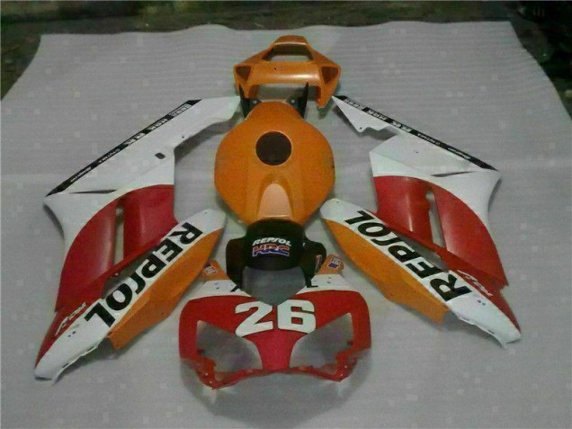Cheap 2004-2005 Orange Red Repsol 26 Honda CBR1000RR Motorcycle Bodywork UK Cheap 2004-2005 Orange Red Repsol 26 Honda CBR1000RR Motorcycle Bodywork UK