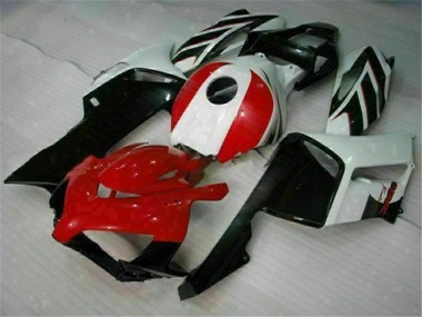 Cheap 2004-2005 Black White Honda CBR1000RR Motorcycle Fairings Kits UK