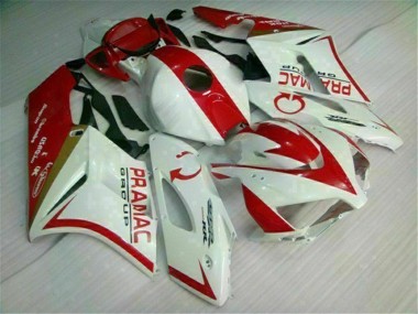 Cheap 2004-2005 White Red Honda CBR1000RR Bike Fairings UK