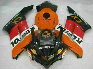 Cheap 2004-2005 Orange Repsol CX Honda CBR1000RR Replacement Motorcycle Fairings UK