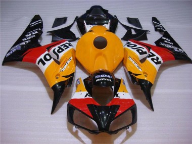 Cheap 2004-2005 Orange Black Repsol Honda CBR1000RR Motorcycle Fairings Kits UK