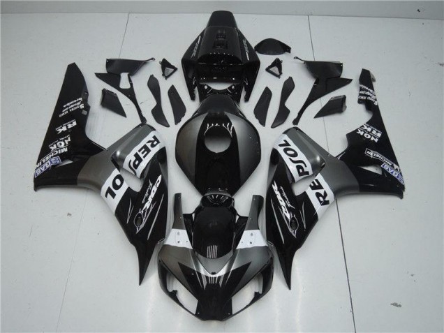 Cheap 2004-2005 Grey Black Repsol Honda CBR1000RR Motorcycle Replacement Fairings UK Cheap 2004-2005 Grey Black Repsol Honda CBR1000RR Motorcycle Replacement Fairings UK