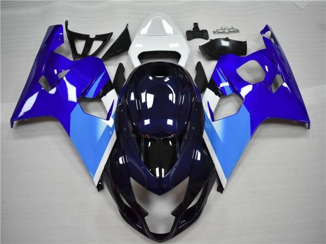 Cheap 2004-2005 Blue White Suzuki GSXR 600/750 Bike Fairing Kit UK Cheap 2004-2005 Blue White Suzuki GSXR 600/750 Bike Fairing Kit UK