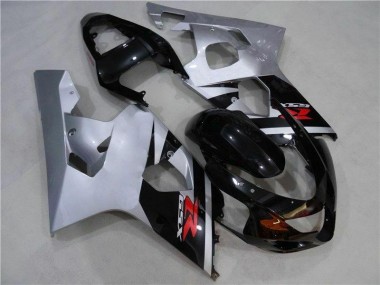 Cheap 2004-2005 Black Silver Suzuki GSXR 600/750 Motorcycle Fairing Kit UK