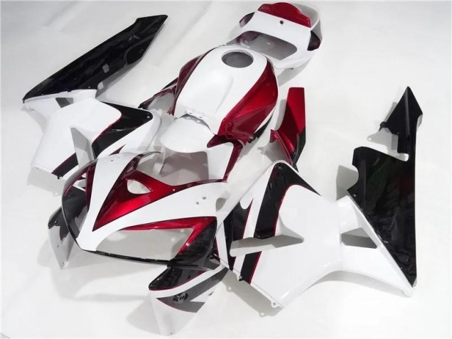 Cheap 2005-2006 Red White Black Honda CBR600RR Motorcycle Fairing UK Cheap 2005-2006 Red White Black Honda CBR600RR Motorcycle Fairing UK