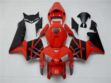 Cheap 2005-2006 Red Black Honda CBR600RR Motorcycle Fairings Kits UK