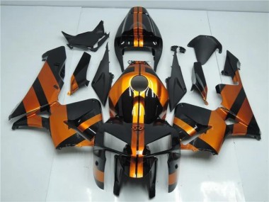 Cheap 2005-2006 Orange Black Honda CBR600RR Motorcycle Fairing Kits UK