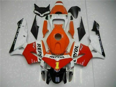 Cheap 2005-2006 Orange Repsol Honda CBR600RR Bike Fairing Kit UK