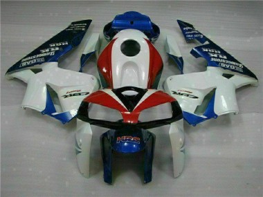 Cheap 2005-2006 White Blue Honda CBR600RR Moto Fairings UK