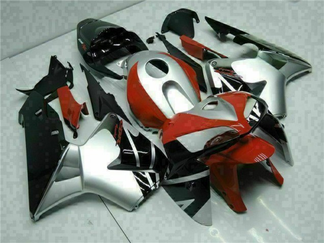 Cheap 2005-2006 Black Silver Red Honda CBR600RR Motorcycle Fairings UK Cheap 2005-2006 Black Silver Red Honda CBR600RR Motorcycle Fairings UK
