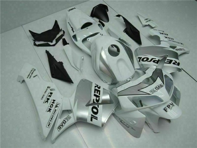 Cheap 2005-2006 White Repsol Honda CBR600RR Bike Fairings & Bodywork UK Cheap 2005-2006 White Repsol Honda CBR600RR Bike Fairings & Bodywork UK
