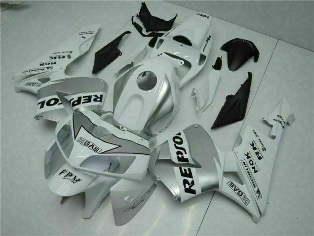Cheap 2005-2006 White Repsol Honda CBR600RR Bike Fairings & Bodywork UK Cheap 2005-2006 White Repsol Honda CBR600RR Bike Fairings & Bodywork UK