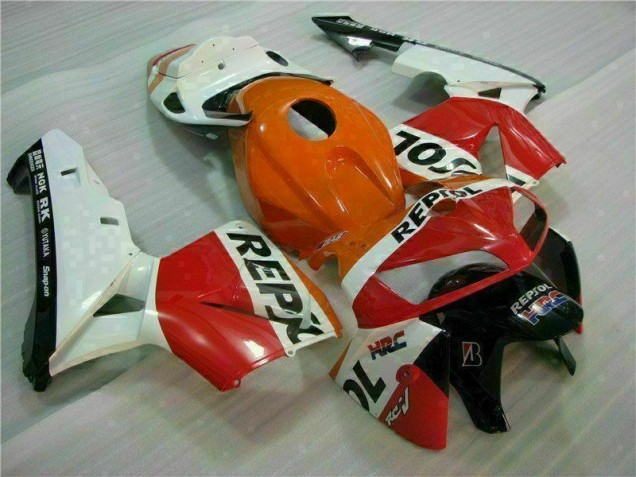 Cheap 2005-2006 Orange Black Repsol Honda CBR600RR Motorcycle Bodywork UK Cheap 2005-2006 Orange Black Repsol Honda CBR600RR Motorcycle Bodywork UK