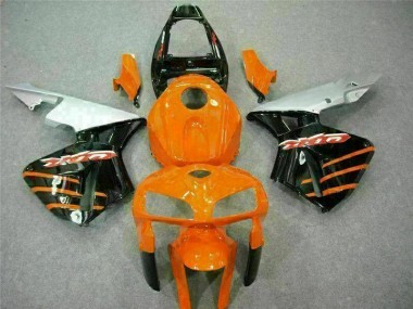 Cheap 2005-2006 Black Orange Honda CBR600RR Motorcycle Replacement Fairings UK