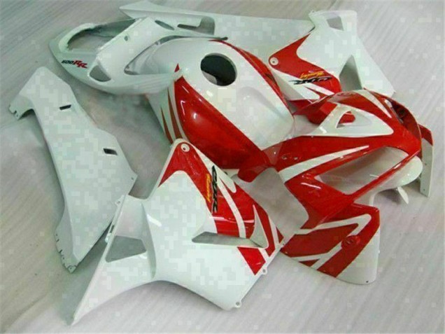 Cheap 2005-2006 Red White Honda CBR600RR Motor Fairings UK Cheap 2005-2006 Red White Honda CBR600RR Motor Fairings UK