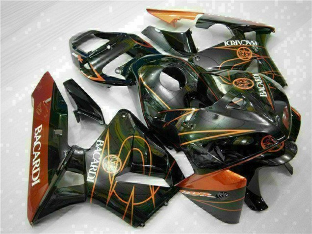 Cheap 2005-2006 Black Orange BACARDI Honda CBR600RR Motorcycle Fairing UK Cheap 2005-2006 Black Orange BACARDI Honda CBR600RR Motorcycle Fairing UK
