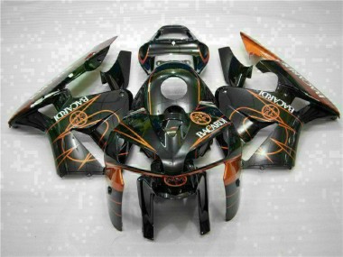 Cheap 2005-2006 Black Orange BACARDI Honda CBR600RR Motorcycle Fairing UK