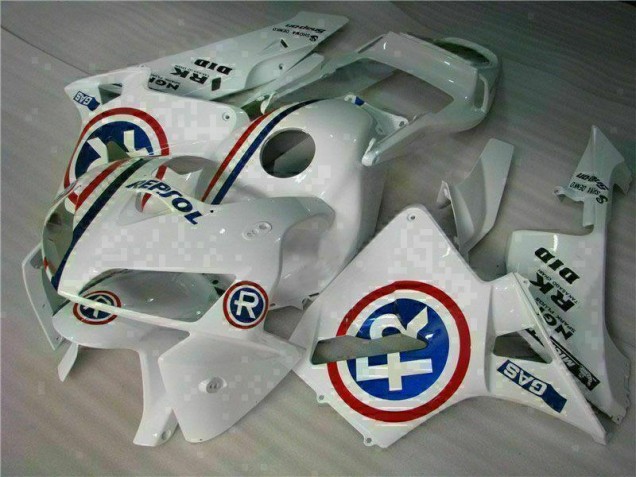 Cheap 2005-2006 White Honda CBR600RR Bike Fairings UK