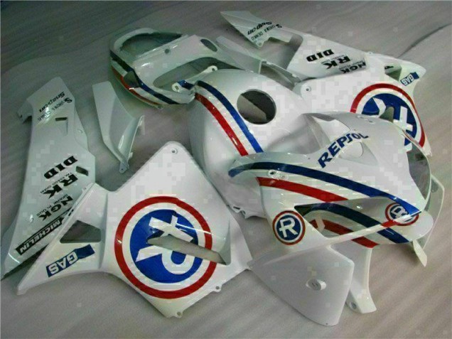 Cheap 2005-2006 White Honda CBR600RR Bike Fairings UK