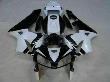 Cheap 2005-2006 White Black Honda CBR600RR Motorbike Fairing UK