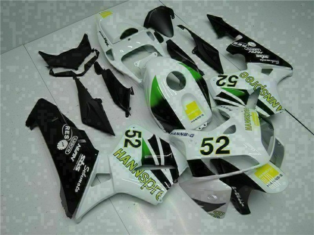 Cheap 2005-2006 White Yellow Green 52 Honda CBR600RR Motorcycle Bodywork UK Cheap 2005-2006 White Yellow Green 52 Honda CBR600RR Motorcycle Bodywork UK