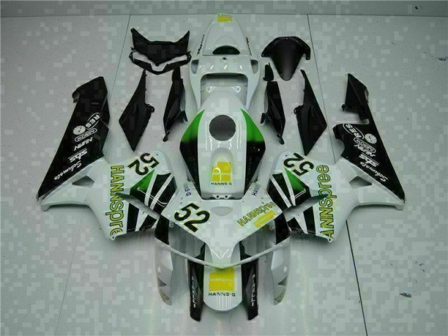 Cheap 2005-2006 White Yellow Green 52 Honda CBR600RR Motorcycle Bodywork UK Cheap 2005-2006 White Yellow Green 52 Honda CBR600RR Motorcycle Bodywork UK