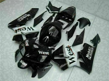 Cheap 2005-2006 Black West Honda CBR600RR Motorbike Fairing Kits UK