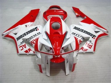Cheap 2005-2006 Red White Honda CBR600RR Bike Fairings UK