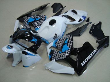 Cheap 2005-2006 Matte Black with Red Sticker Honda CBR600RR Motorcyle Fairings UK