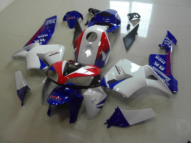 Cheap 2005-2006 White Blue Red HRC Honda CBR600RR Motorcycle Fairing UK Cheap 2005-2006 White Blue Red HRC Honda CBR600RR Motorcycle Fairing UK
