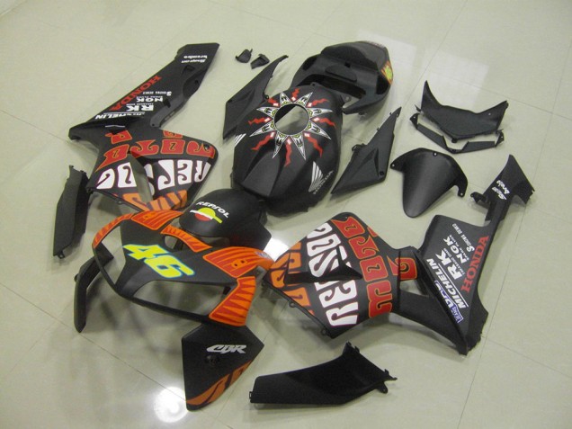 Cheap 2005-2006 Matte Black Rossi Honda CBR600RR Motorbike Fairing UK Cheap 2005-2006 Matte Black Rossi Honda CBR600RR Motorbike Fairing UK