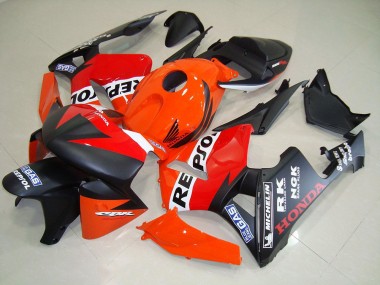 Cheap 2005-2006 Matte Black Repsol Race Honda CBR600RR Motorcycle Fairing Kit UK