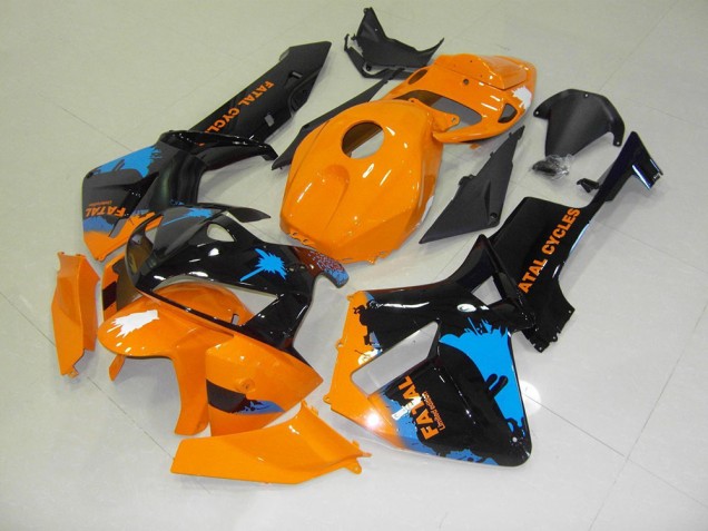Cheap 2005-2006 Orange Black Honda CBR600RR Motor Bike Fairings UK Cheap 2005-2006 Orange Black Honda CBR600RR Motor Bike Fairings UK
