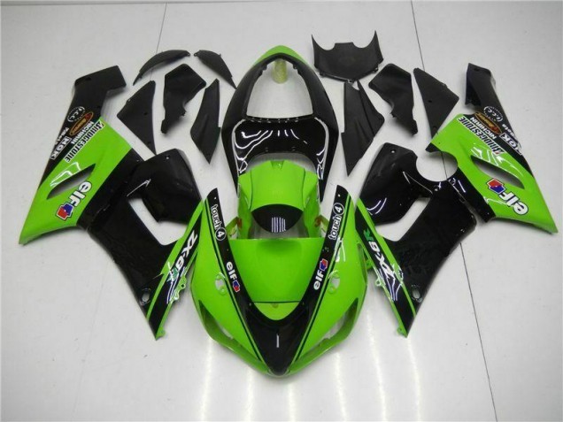 Cheap 2005-2006 Green Kawasaki ZX6R Motorcycle Fairings Kit UK Cheap 2005-2006 Green Kawasaki ZX6R Motorcycle Fairings Kit UK