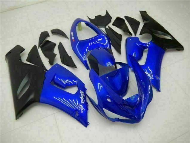 Cheap 2005-2006 Blue Kawasaki ZX6R Motorcycle Fairing Kit UK Cheap 2005-2006 Blue Kawasaki ZX6R Motorcycle Fairing Kit UK