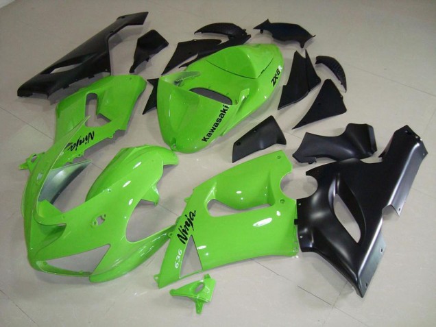 Cheap 2005-2006 Lime Green Kawasaki ZX6R Bike Fairings UK Cheap 2005-2006 Lime Green Kawasaki ZX6R Bike Fairings UK