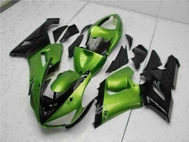 Cheap 2005-2006 Green Kawasaki ZX6R Motorcycle Bodywork UK Cheap 2005-2006 Green Kawasaki ZX6R Motorcycle Bodywork UK