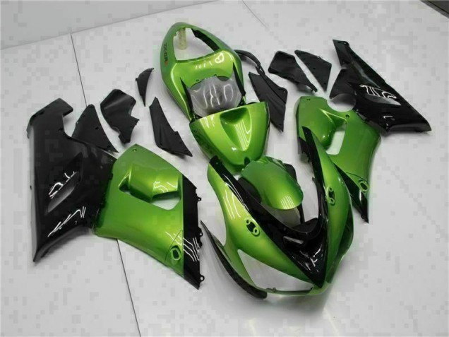 Cheap 2005-2006 Green Kawasaki ZX6R Motorcycle Bodywork UK Cheap 2005-2006 Green Kawasaki ZX6R Motorcycle Bodywork UK