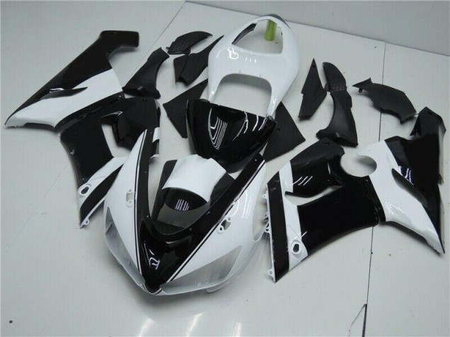 Cheap 2005-2006 Black White Kawasaki ZX6R Moto Fairings UK Cheap 2005-2006 Black White Kawasaki ZX6R Moto Fairings UK