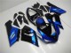 Cheap 2005-2006 Blue Black Kawasaki ZX6R Motorcycle Fairing Kits UK