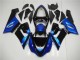 Cheap 2005-2006 Blue Black Kawasaki ZX6R Motorcycle Fairing Kits UK