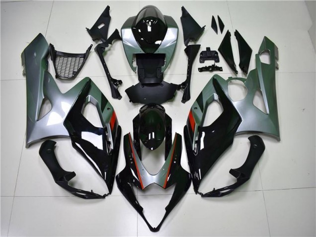 Cheap 2005-2006 Black Silver Suzuki GSXR 1000 Motorcycle Fairing Kit UK Cheap 2005-2006 Black Silver Suzuki GSXR 1000 Motorcycle Fairing Kit UK